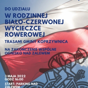 Plakat wycieczka rowerowa 2022